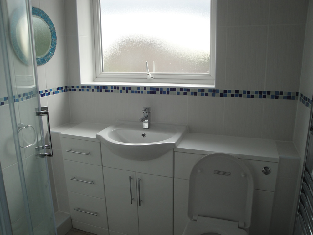 Bathroom To Walk In Corner Quadrant Shower Conversion