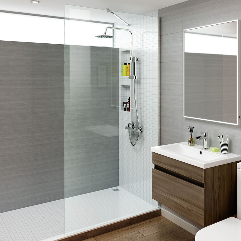 Bathroom To A Modern Shower Room, How Much Does It Cost To Replace A Bathtub With Walk In Shower Uk