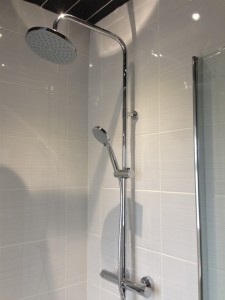 Twin Fixed rain effect shower