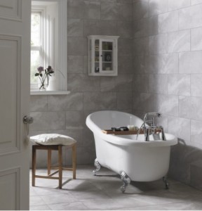 Roundhay GreyCeramic Bathroom Tile