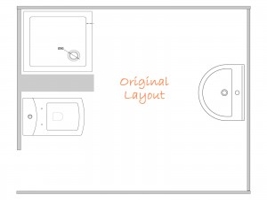 The original floor layout 