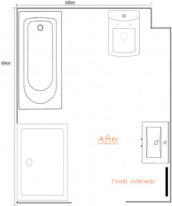 Bathroom Floor Plan new layout and design
