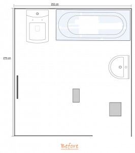 Original Bathroom Floor Plan