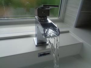 Water Fall Effect bathroom Basin Sink Tap