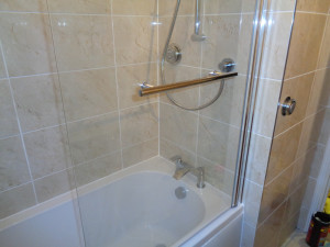 Bath FItted with Power Shower