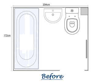 Coventry Bathroom Floor Plan