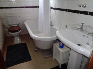 Old Bathroom with Roll Top bath