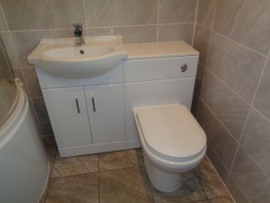 Combination   bathroom   vanity   basin   toilet