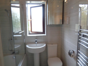 Refitted Bathroom with Mirror bathroom Cabinet