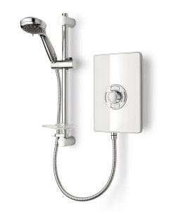 Triton Aspirante white gloss electric shower 8.5 kw