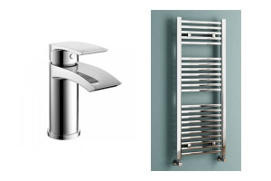 Modern Tap and Towel Warmer
