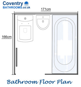 Coventry Bathroom Floor Plan and Design