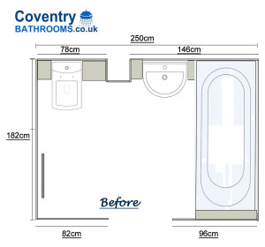 Bathroom Design Coventry with Bath Sink Toilet