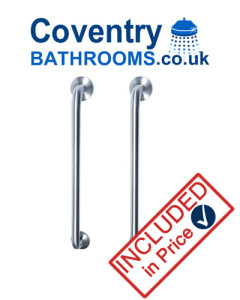 Stainless Steel Hand Rails Grab Rails for Mobility Shower Room
