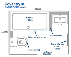 Mobility Shower room Floor Plan and Design