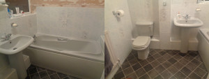 The Old original Bathroom in the Coventry Home