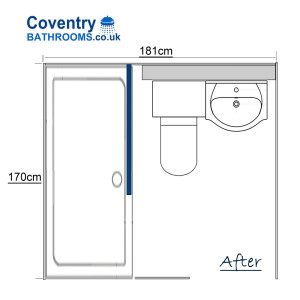 Walk-In Shower Room Floor Plan 