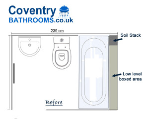 Old Bathroom Floor Plan