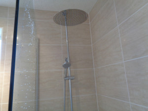 Chrome Thermostatic Wall Mounted Twin Head Shower