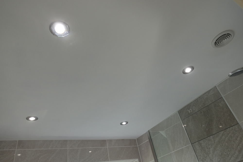 Coventry Bathrooms Bathroom Ceiling With Led Down Lighting And Ceiling Extractor Fan
