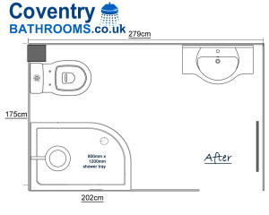 Mobility Bathroom Design with Low Level Walk In Shower