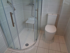 Mobility Shower Room with Walk in Shower Quadrant