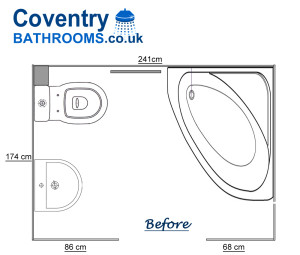 Old Bathroom Floor Plan