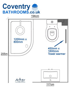 Shower Room Floor Plan