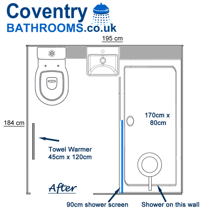 Coventry Bathrooms » Walk In Shower Floor Plan Binley Coventry