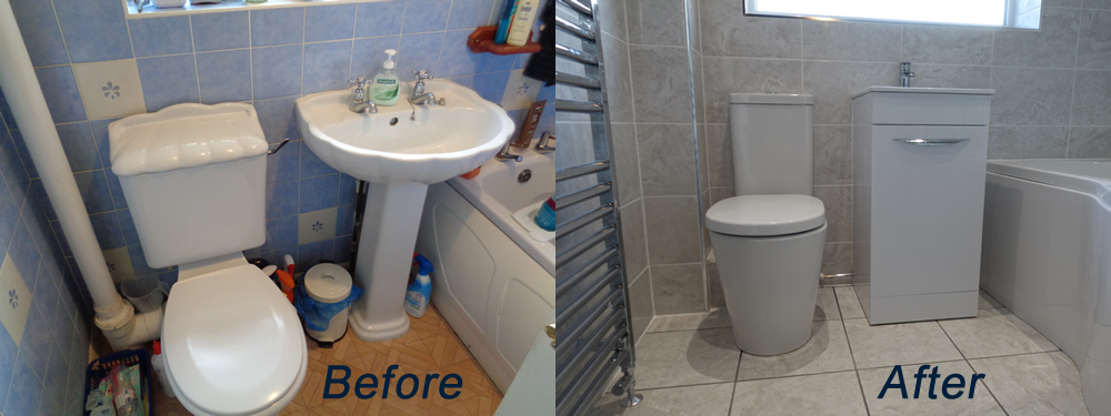Cover And Tile Internal Soil Pipe When Fitting A Bathroom - How To Disguise Bathroom Pipes
