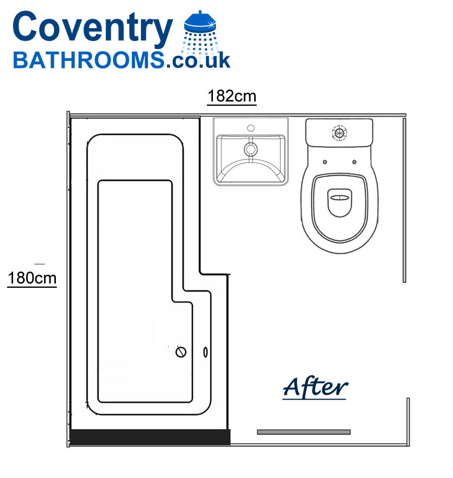 L Shaped Shower Bathroom In Home On Lime Tree Ave Coventry