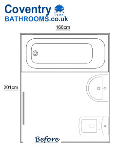 Old Bathroom Floor Plan