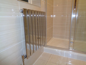 Chrome Bathroom Radiator and Ensuite Shower