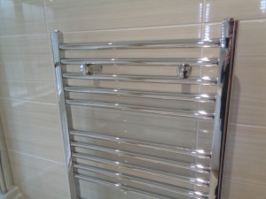 Chrome Towel Warmer Wall Mounted 120cm by 60cm