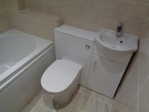 90cm vanity basin in high white gloss