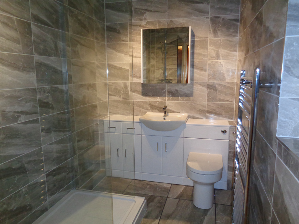 Modern Walk In Shower Room Renovation From Old Bathroom 