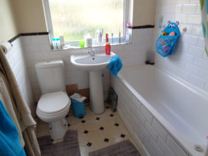 Old bathroom in Royal Leamington Spa
