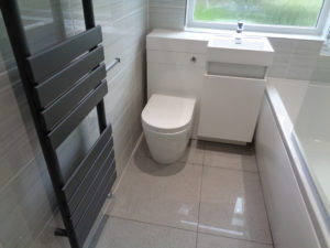 Bathroom with Grey Anthracite towel warmer