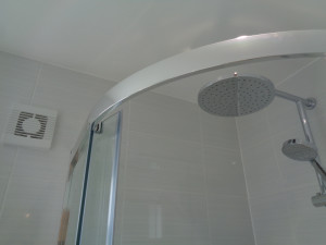 Quadrant Shower with Chrome Rain Shower Head