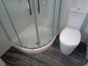 Quadrant Shower and Toilet