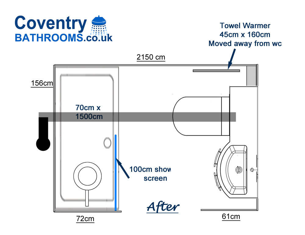 Bathroom To Walk In Shower Renovation In Kenilworth