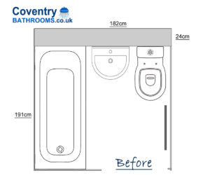 Bathroom Floor Plan Before Renovation