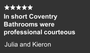 Coventry Bathrooms Review from Julia and Kieron