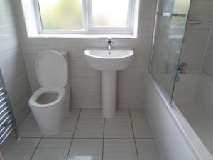 Bathroom after Renovation on Exhall Road Coventry