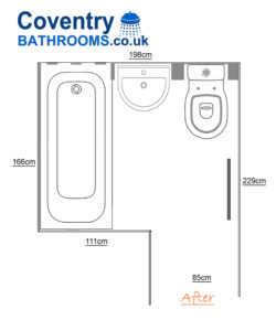 Bathroom Floor Plan  Home Close, Bubbenhall