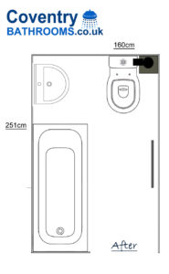 New Bathroom Floor Plan Marsdale Drive Nuneaton 