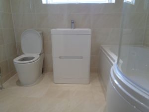 New Modern Fitted Bathroom Whitnash Leamington Spa 
