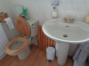 Original Basin and Toilet in Bathroom Greenhill Rd Whitnash Leamington Spa CV31