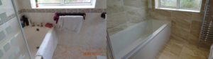 Before and After fitted bathroom Binley Coventry