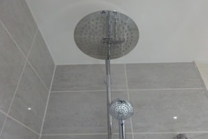 Large shower head fitted in bathroom in binley Coventry